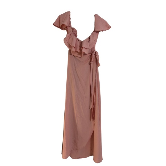 Altar'd State Dresses & Skirts - Altar’d State off the shoulder wrap dress💗